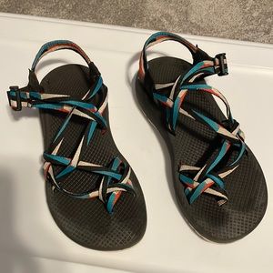 Bought at REI garage sale, marketed as size 10 but fit more like 9 or 9.5